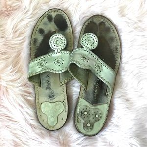 Jack Rogers Platinum Flat Sandal